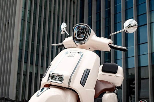 'Tân binh' xe ga 125cc giá 27 triệu đồng ra mắt: ngoại hình như Vespa, trang bị áp đảo Honda Vision