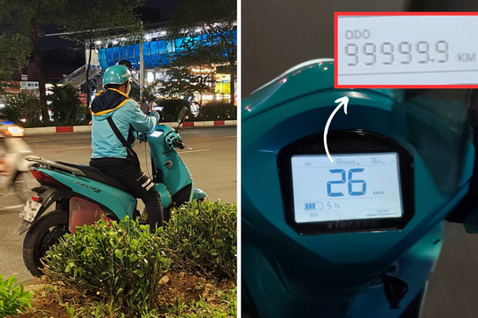 2 năm đi 100.000 km, xe điện VinFast chai pin cỡ nào? Hai con số trên đồng hồ xe Xanh SM nói lên tất cả