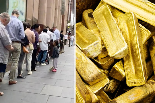Không chỉ người Việt Nam, người dân của quốc gia này cũng đang xếp hàng dài chờ mua vàng