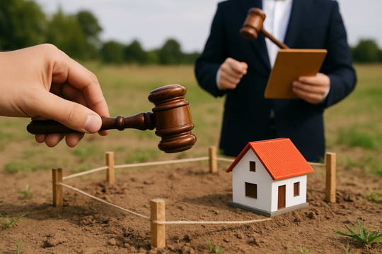 Đề xuất mới: Bỏ cọc đấu giá đất có thể bị cấm tham gia tới 5 năm