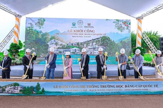 Trung Nguyên Legend khởi công hệ thống trường học tiêu chuẩn quốc tế tại Thành Phố Cà Phê Trung Nguyên Legend khởi công hệ thống trường học tiêu chuẩn quốc tế tại Thành Phố Cà Phê