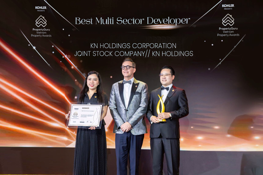 KN Holdings được vinh danh "Best Multi-Sector Developer" tại Việt NamProperty Award 2025 KN Holdings được vinh danh "Best Multi-Sector Developer" tại Việt NamProperty Award 2025