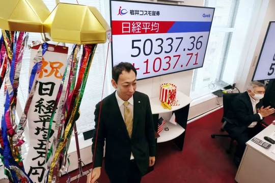 Nikkei 225 của Nhật Bản lần đầu tiên vượt 50.000 điểm, Topix cao nhất mọi thời đại, đồng yên tụt đáy so với đồng euro: Chuyện gì đang xảy ra?