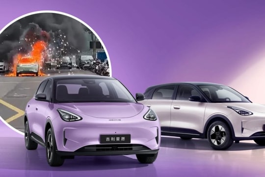 (Clip): Xe điện Geely bốc cháy, nổ như pháo hoa tại Trung Quốc (Clip): Xe điện Geely bốc cháy, nổ như pháo hoa tại Trung Quốc