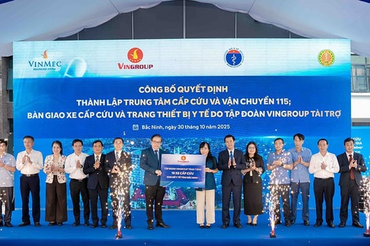 ‘Lời hứa’ 1.000 tỷ: Vingroup tài trợ 15 ‘phòng cấp cứu di động’ cho Bắc Ninh