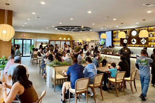 Hệ thống quán Trung Nguyên Legend liên tục phát triển, khẳng định vị thế hàng đầu