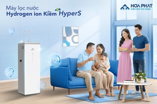 Máy lọc nước Hydrogen Ion Kiềm HyperS cung cấp hai loại nước cho mọi lứa tuổi