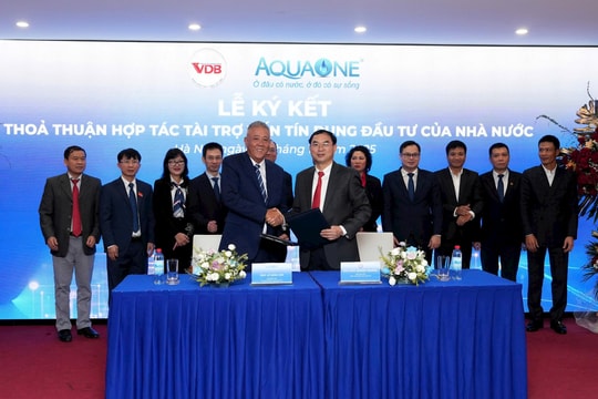 VDB và AQUA ONE ký kết thỏa thuận hợp tác tài trợ vốn tín dụng đầu tư của nhà nước 