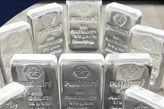 Giá bạc "bay phấp phới" sau khi Mỹ đưa Bạc vào danh sách khoáng sản chiến lược