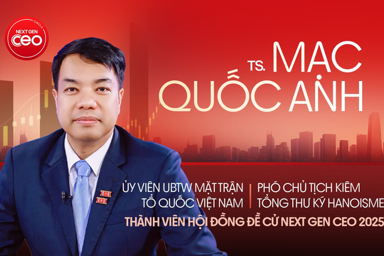 Chủ tịch HANOISME TS. Mạc Quốc Anh: Khi kinh tế tư nhân ‘thức tỉnh sứ mệnh’, lãnh đạo phải bỏ quản trị cảm tính để bước vào kỷ nguyên minh bạch -  dữ liệu - văn hóa
