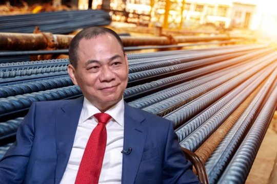Vừa bổ nhiệm CEO mới, công ty thép của tỷ phú Phạm Nhật Vượng tăng vốn lên 15.000 tỷ đồng 
