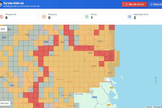 Nhóm kỹ sư FPT thức trắng đêm làm phần mềm miễn phí giúp dự báo mưa lũ, theo dõi ngập và gửi tín hiệu kêu cứu