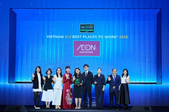 AEON lọt top 10 nơi làm việc tốt nhất Việt Nam