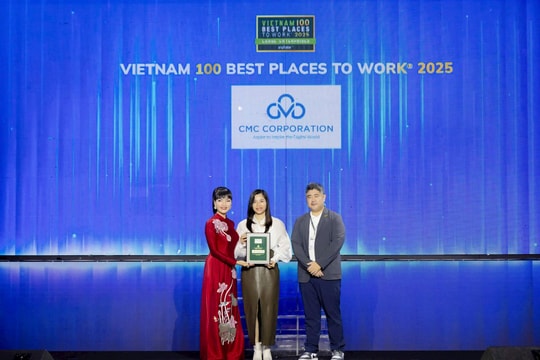 CMC được vinh danh Top 100 Nơi làm việc tốt nhất Việt Nam 2025
