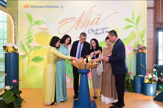 Vietnam Airlines “kể chuyện bằng hương sen” với hệ sinh thái mùi hương Nhã trên toàn hành trình bay