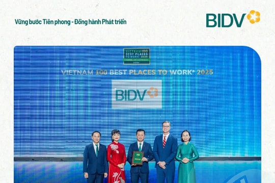 BIDV được vinh danh "Nơi làm việc tốt nhất Việt Nam" năm thứ ba liên tiếp