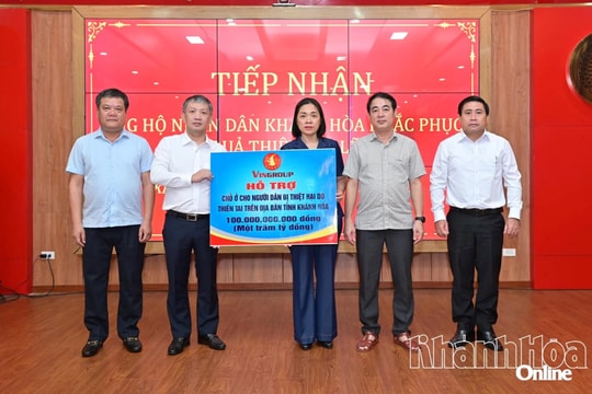 Vingroup hỗ trợ tỉnh Khánh Hòa 100 tỷ đồng khắc phục hậu quả thiên tai