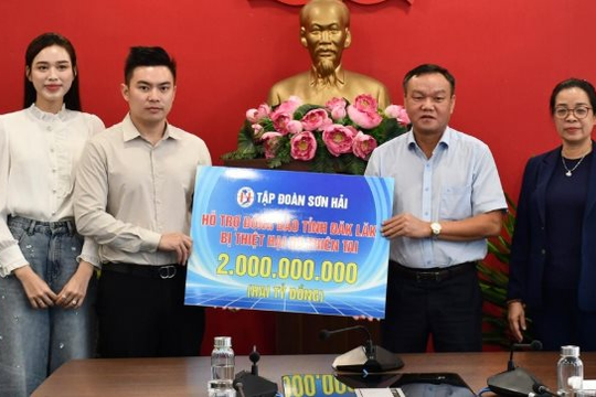 2 tỷ đồng, 20 tấn gạo của Tập đoàn Sơn Hải hây bão mạng xã hội