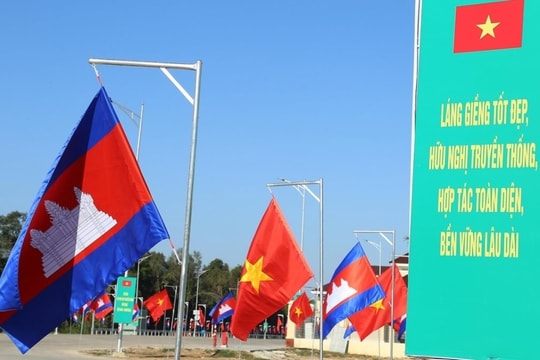 Việt Nam và Campuchia vừa có thêm công trình kỳ vọng đóng góp vào mục tiêu 20 tỷ USD