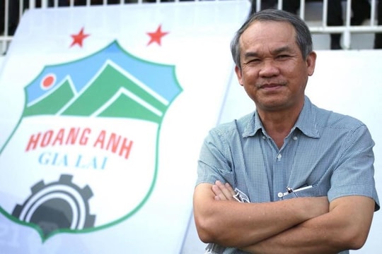 Bầu Đức lặng lẽ đổi lại logo cho Hoàng Anh Gia Lai sau khi chia tay bầu Thụy