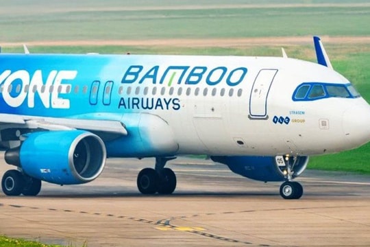 Logo FLC trở lại trên thân tàu bay Bamboo Airways 