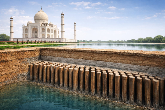 Lâu đài đá hàng trăm nghìn tấn “nổi” ven sông chỉ bằng cọc gỗ: Kỳ quan công nghệ của người xưa