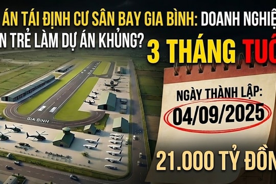 Dự án tái định cư 21.000 tỷ phục vụ sân bay Gia Bình: Chủ đầu tư 3 tháng tuổi, vốn 1.000 tỷ 