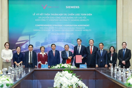 Siemens Mobility - “Gã khổng lồ” vừa ký thỏa thuận hợp tác chiến lược với VinSpeed “khủng” cỡ nào?