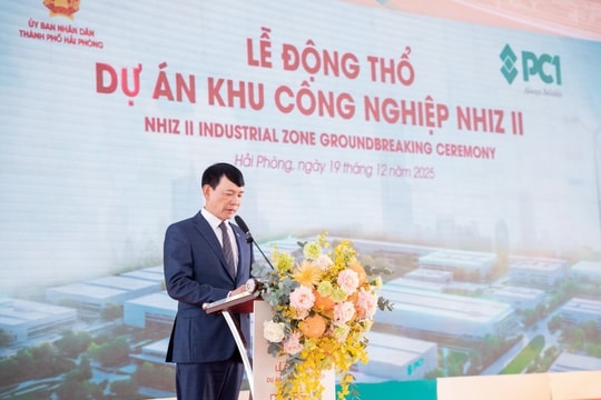 PC1 động thổ KCN Nhật Bản - Hải Phòng giai đoạn 2 (NHIZ II)