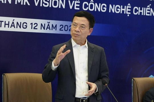 Bộ trưởng Nguyễn Mạnh Hùng: Muốn vươn ra thế giới, doanh nghiệp không chỉ dừng ở thiết kế, tích hợp hay sản xuất, mà còn phải...