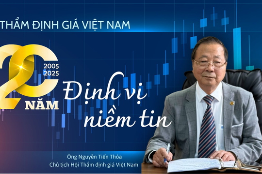 Hội Thẩm định giá Việt Nam: 20 năm định vị niềm tin 
