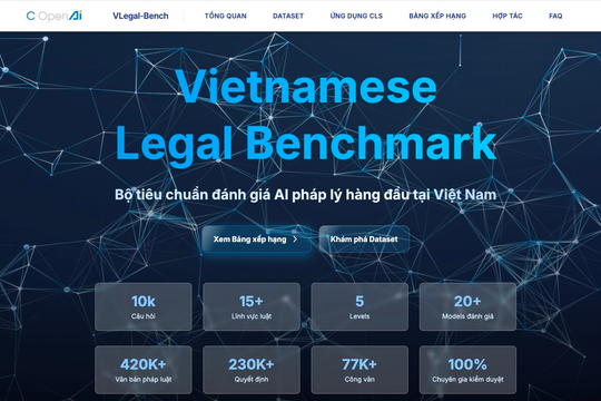 CMC tiên phong LLM AI pháp lý tiếng Việt với VLegal Bench