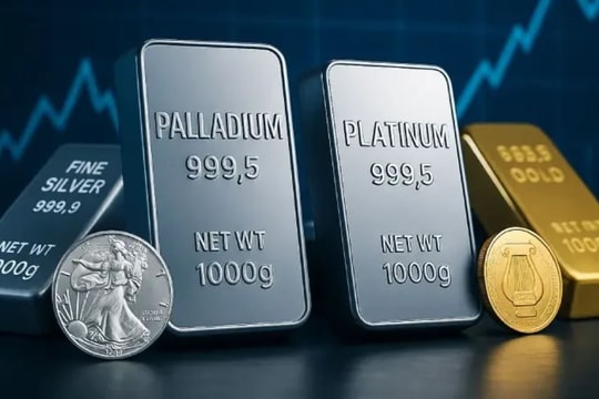 Thị trường ngày 28/12: Dòng tiền trú ẩn hết vào các kim loại quý