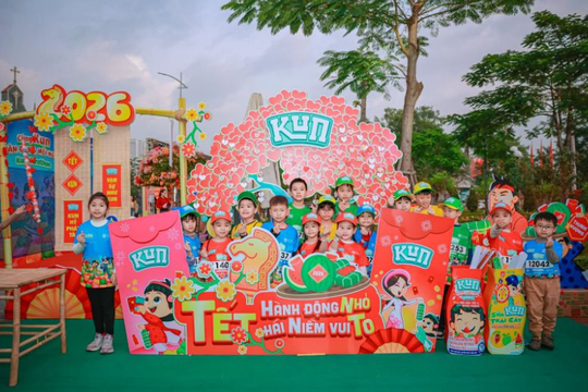 Tết Kun 2026: Hành động nhỏ, hái niềm vui to – điểm hẹn của hàng triệu trẻ em Việt