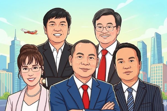 Kết thúc 2025: Tài sản của tỷ phú Phạm Nhật Vượng và Nguyễn Thị Phương Thảo bằng tổng của 140 người còn lại