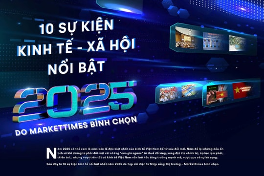 10 SỰ KIỆN KINH TẾ - XÃ HỘI NỔI BẬT NĂM 2025 DO MARKETTIMES BÌNH CHỌN