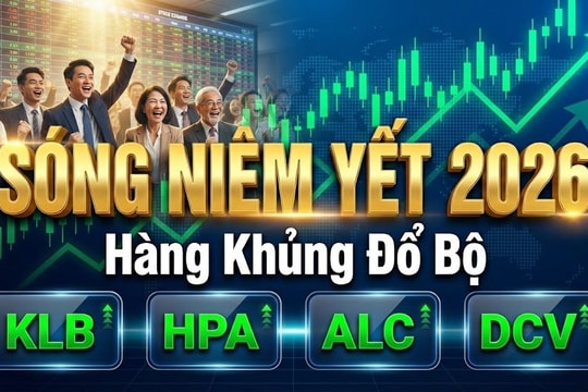 Đầu năm 2026, sàn chứng khoán đã đón hàng loạt hàng khủng: Từ công ty nông nghiệp của tỷ phú Trần Đình Long đến "cá mập" Dragon Capital đều góp mặt.