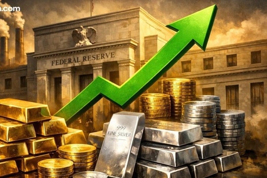 Kỳ vọng FED tiếp tục hạ lãi suất, giá vàng và bạc đua nhau tăng vọt