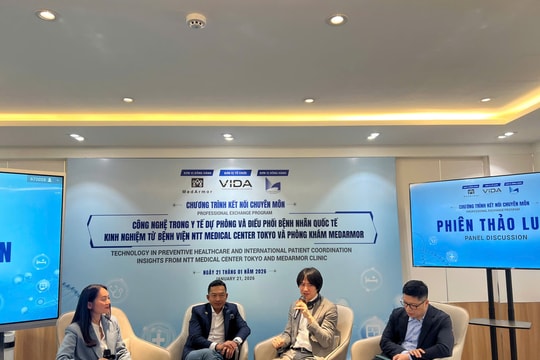Chuyên gia Nhật Bản và Việt Nam cùng chia sẻ về công nghệ chăm sóc sức khỏe 