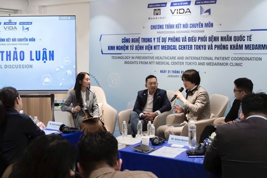 Chuyên gia Nhật Bản và Việt Nam cùng chia sẻ về công nghệ chăm sóc sức khỏe 