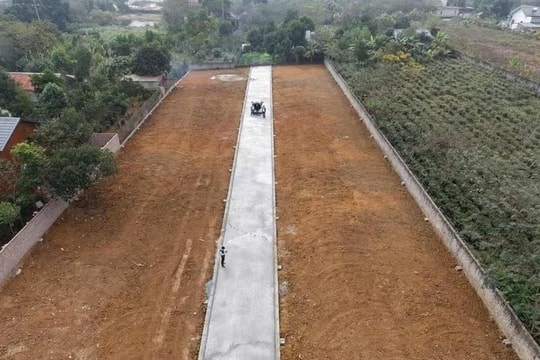 Tự ý phân lô, bán nền trên đất nông trường tại xã Phú Cát - TP. Hà Nội