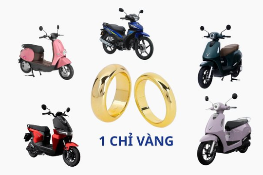 Không thể tin có ngày này: 1 chỉ vàng thừa tiền mua 1 chiếc Wave Alpha