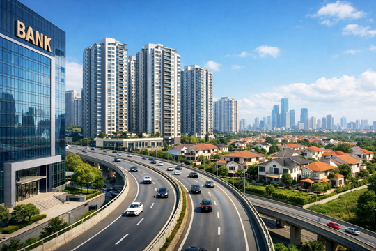 Ngân hàng lớn, bất động sản nhà ở và hạ tầng giữ nhịp ổn định tín nhiệm 2026