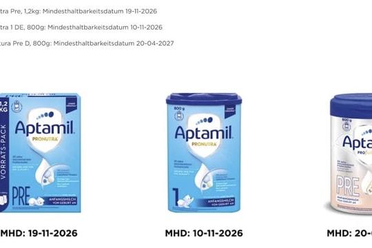 Phụ huynh Hàn Quốc hoảng loạn vì vụ thu hồi sữa Aptamil: “Tôi không biết phải làm sao nữa!”