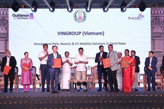 Vingroup ký kết MOU với bang Tamil Nadu, củng cố hệ sinh thái đa ngành tại đất nước tỷ dân