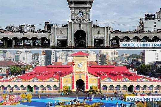 Sau đường Lê Lợi, Khang Điền tiếp tục tài trợ chỉnh trang Chợ Bến Thành, Hồ Con Rùa: Tp.HCM ‘khoác áo’ mới