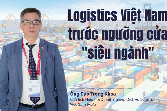 Logistics Việt Nam trước ngưỡng cửa "siêu ngành" 280 tỷ USD: Bài toán hạ tầng và vai trò "sếu đầu đàn"