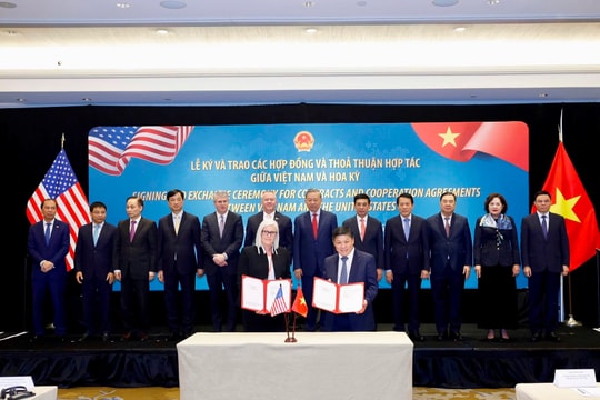 Tổng Bí thư Tô Lâm và đại diện lãnh đạo 2 nước chứng kiến Vietjet trao các thoả thuận trị giá 6,3 tỷ USD với các đối tác Mỹ