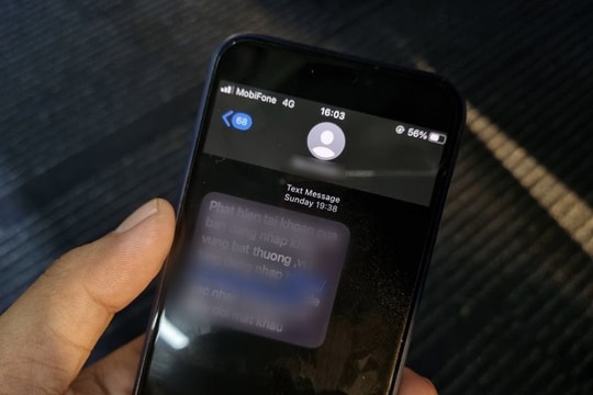 Công an cảnh báo người dân nhận được tin nhắn có nội dung sau