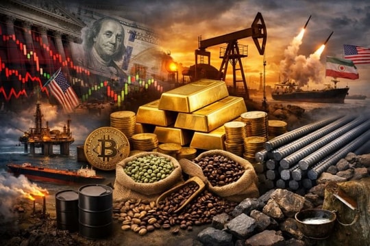 Thị trường ngày 23/2: Vàng bứt phá, dầu giảm, thế giới chao đảo vì thuế Mỹ